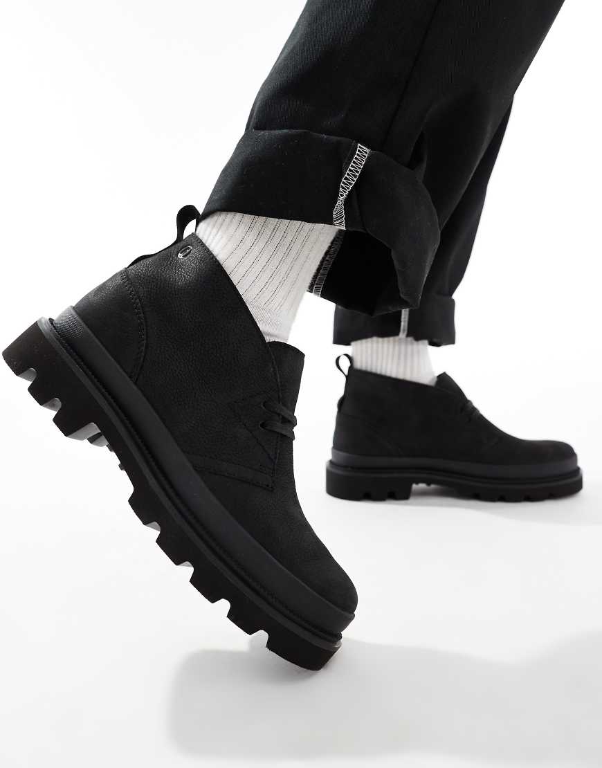 Clarks Badell Desert boot in black