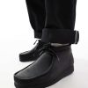 Clarks Wallabes leather EVO BT in black