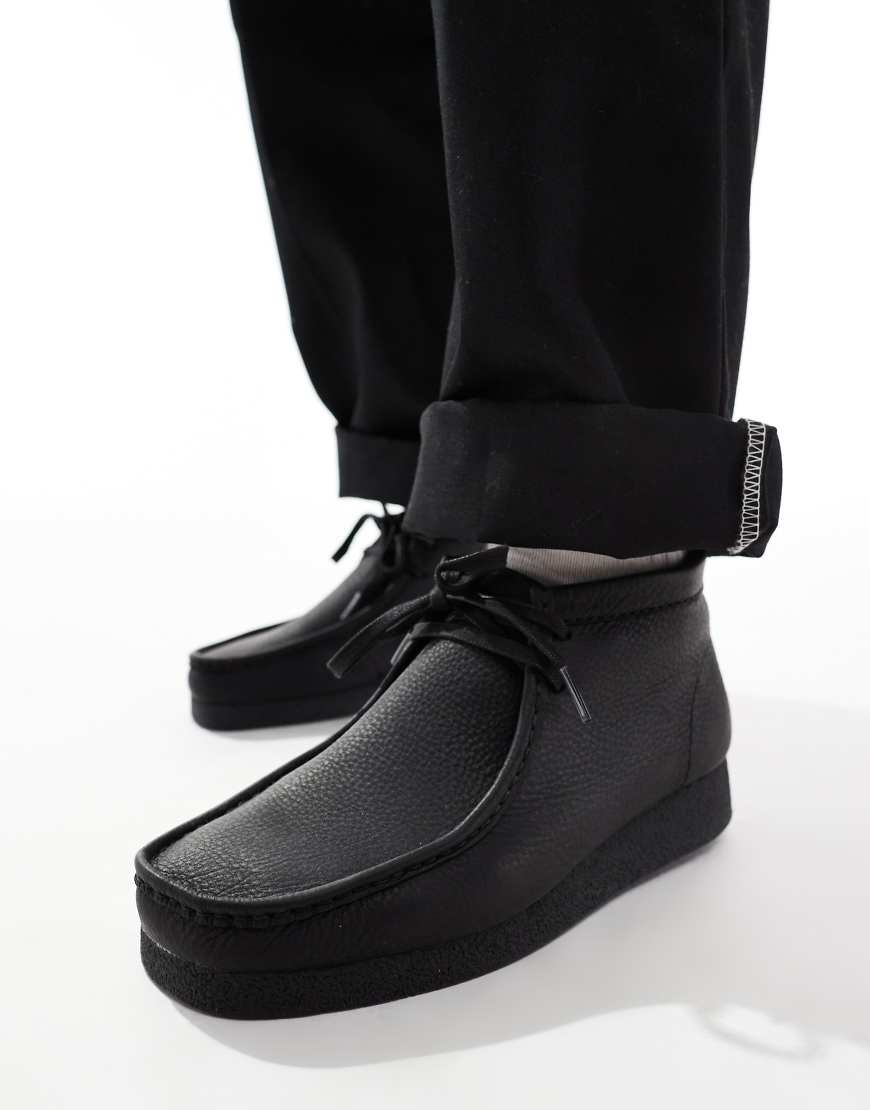 Clarks Wallabes leather EVO BT in black
