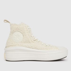 Converse all star move hi trainers in white