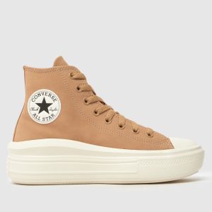 Converse all star move trainers in tan