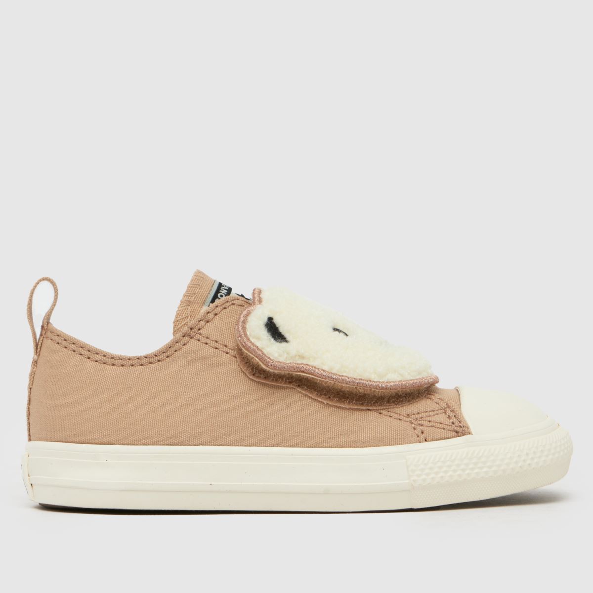 Converse beige all star lo sherpa bear Toddler trainers