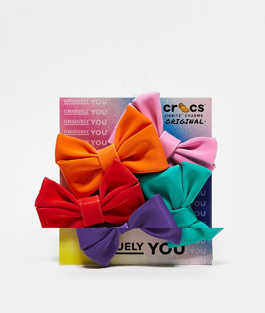 Crocs Bows Jibbitz 5 Pack-Multi