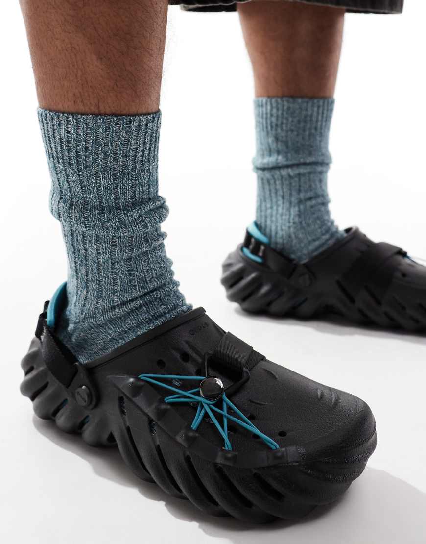 Crocs Echo Clogs In Black