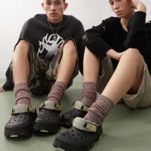 Crocs Unisex All terrain lined clogs in black
