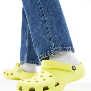 Crocs Unisex Classic clogs in neon yellow