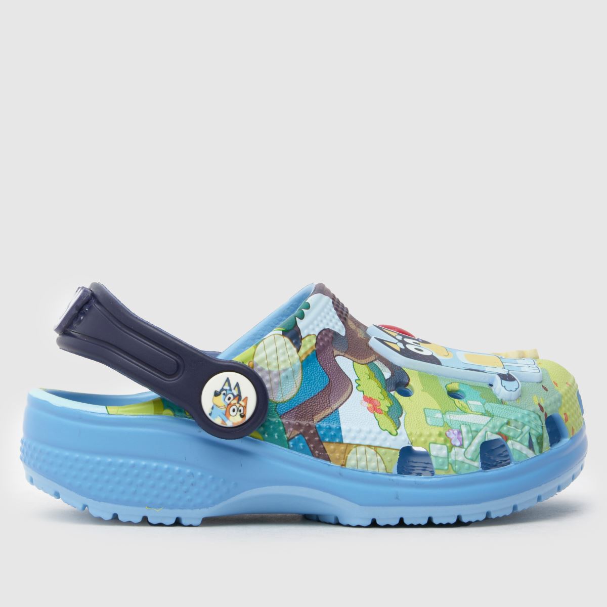 Crocs blue multi x bluey classic clog Toddler sandals