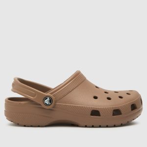 Crocs classic clog sandals in brown