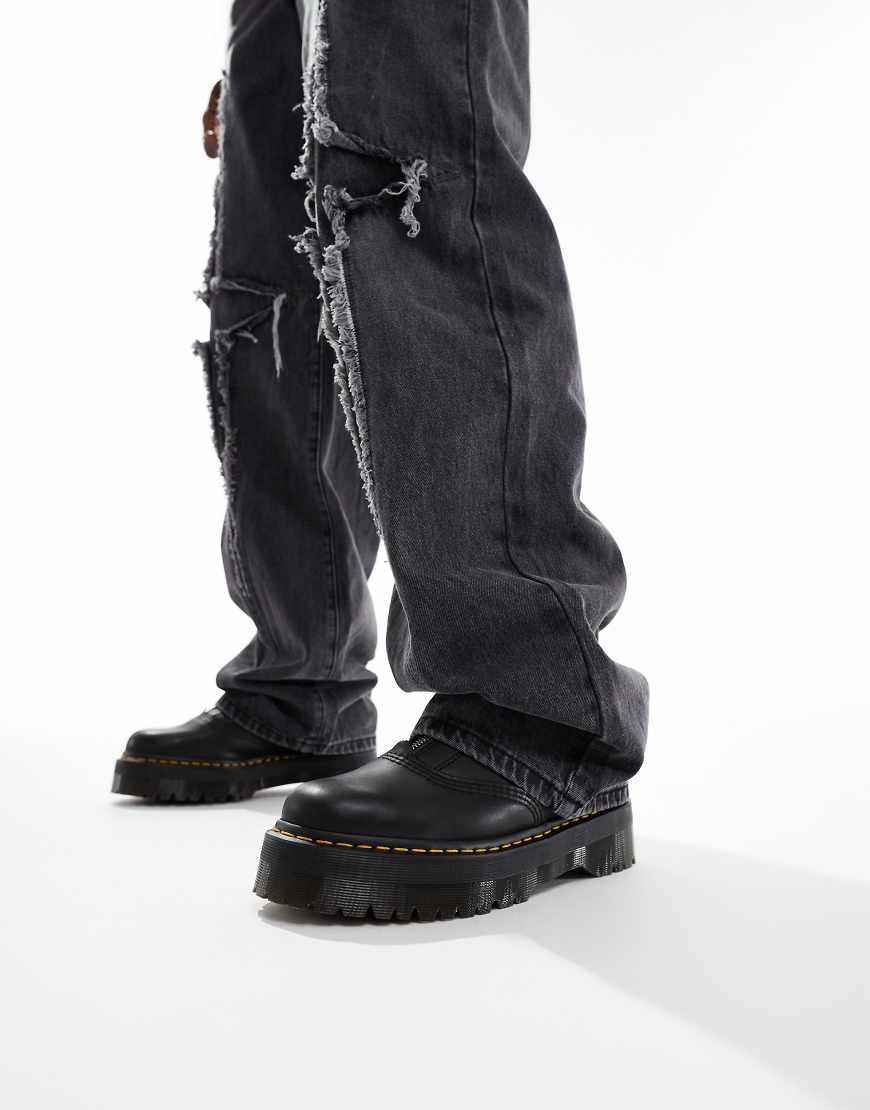 Dr Martens Jetta zip boots in black sendal