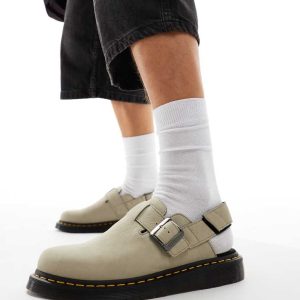 Dr Martens Jorge II mules in beige suede-Neutral