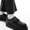 Dr Martens Ramsey quad monk shoes in black leather