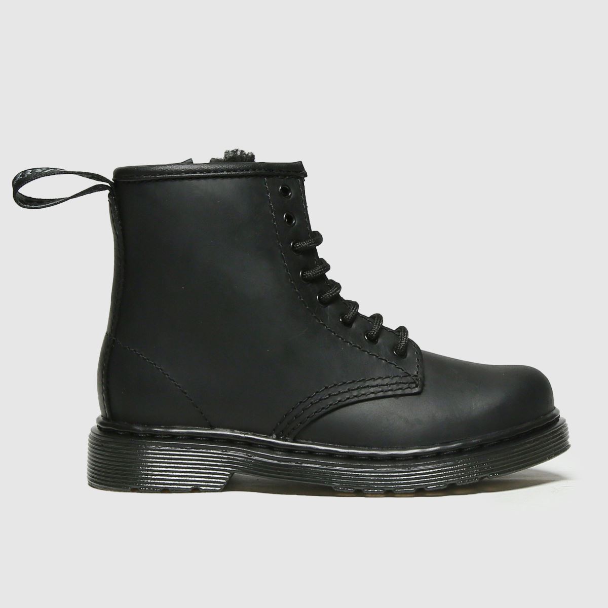 Dr Martens black 1460 serena mono Toddler boots