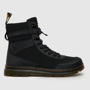 Dr Martens black combs tech Junior boots