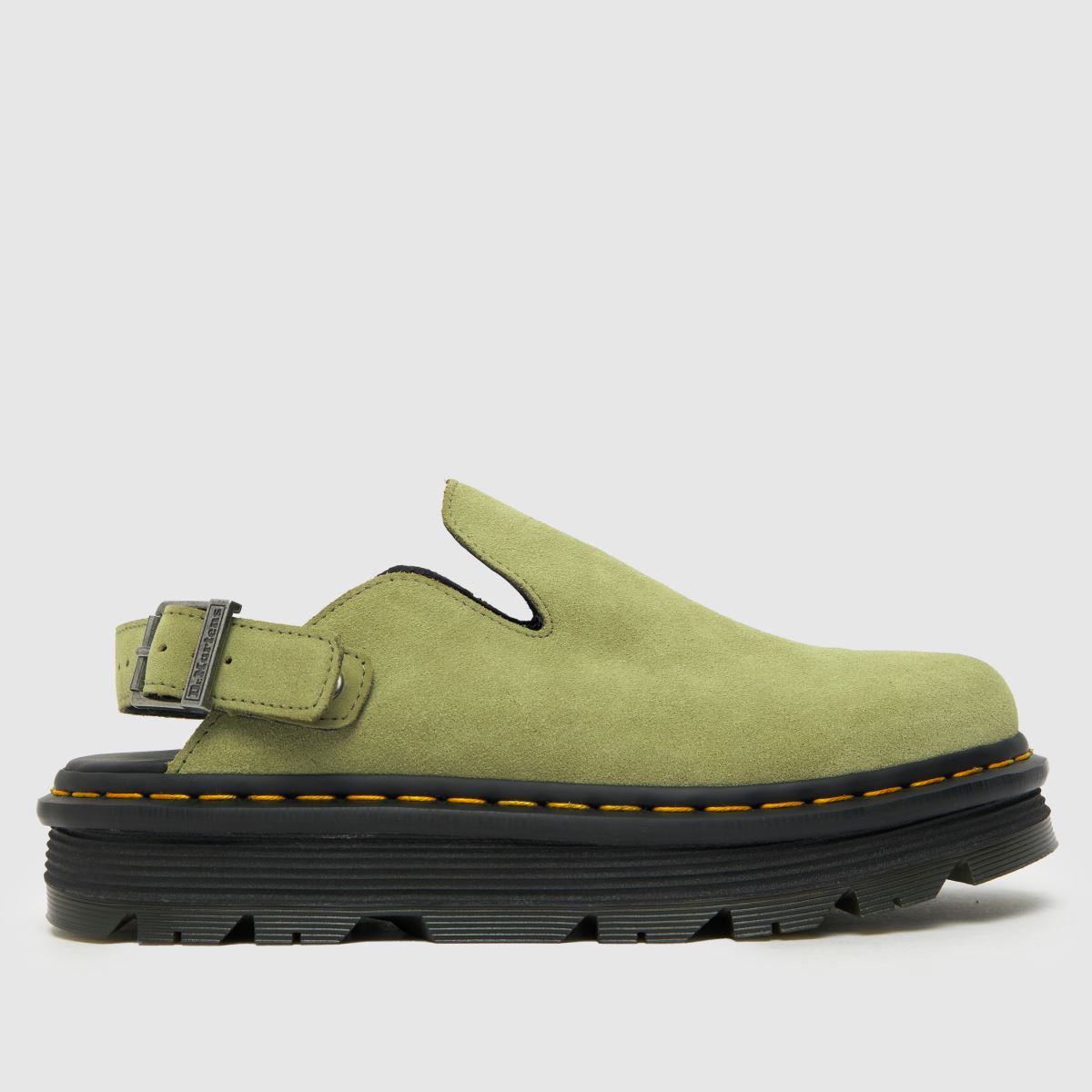 Dr Martens zebzag mule sandals in khaki