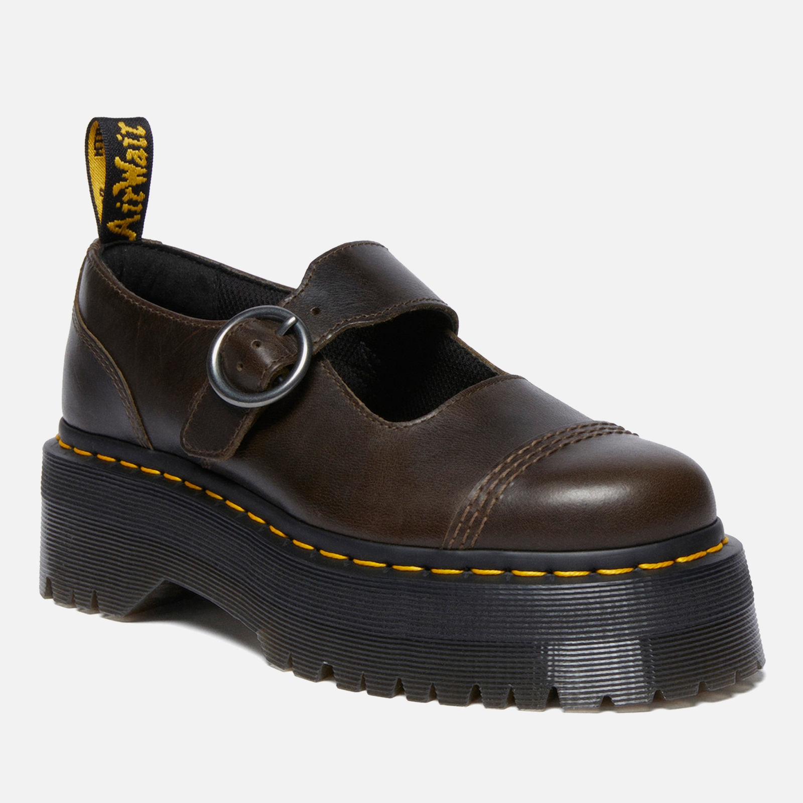 Dr. Martens Women's Addina Leather Mary Jane Shoes - UK 5