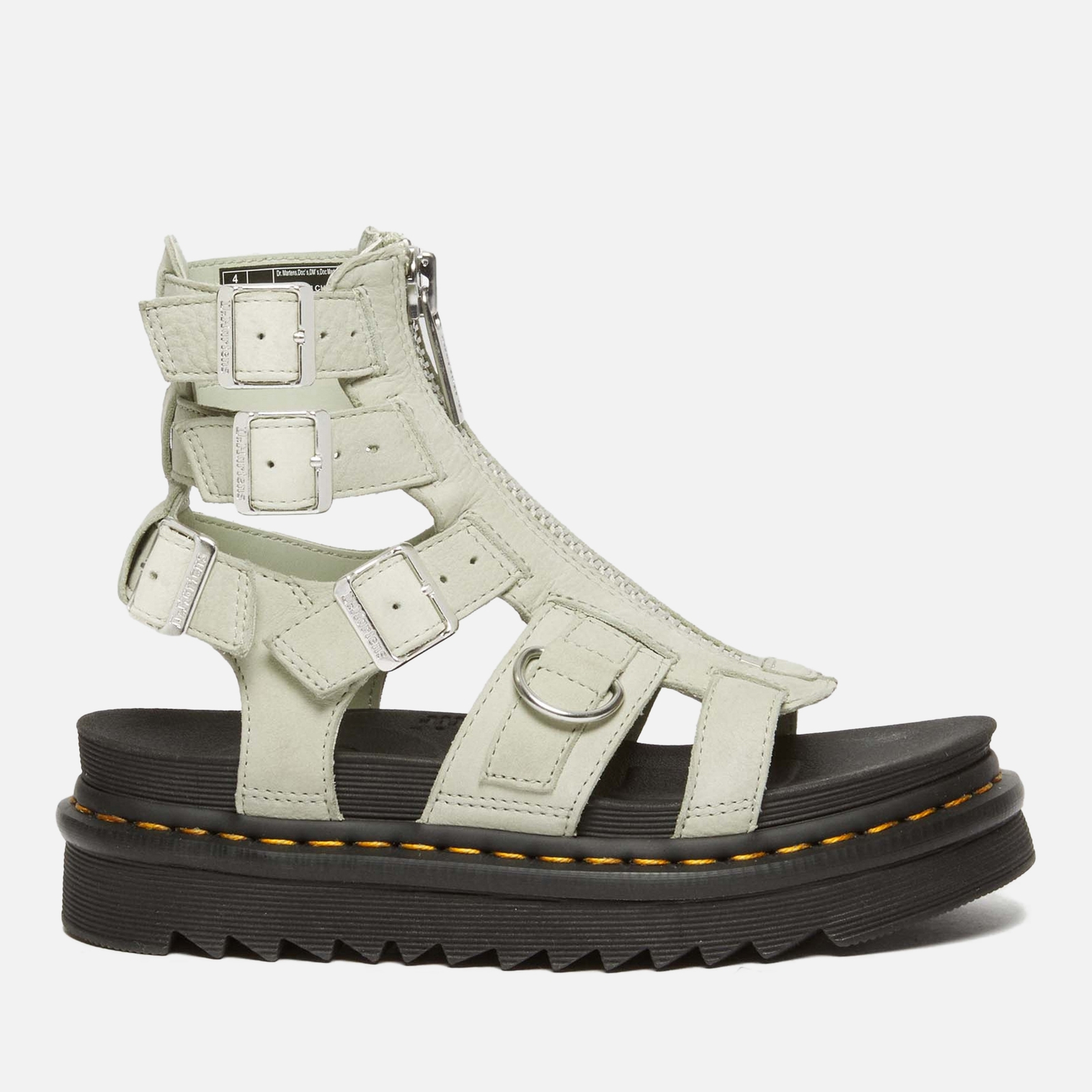 Dr. Martens Women's Olson Leather Gladiator Sandals - UK 4