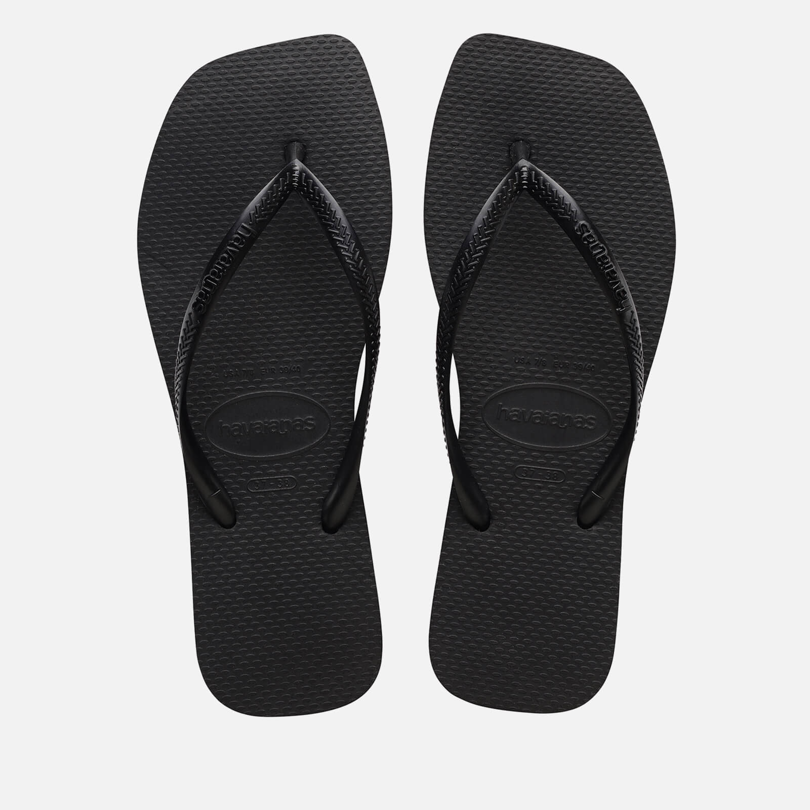 Havaianas Slim Square Rubber Flip Flops - UK 5