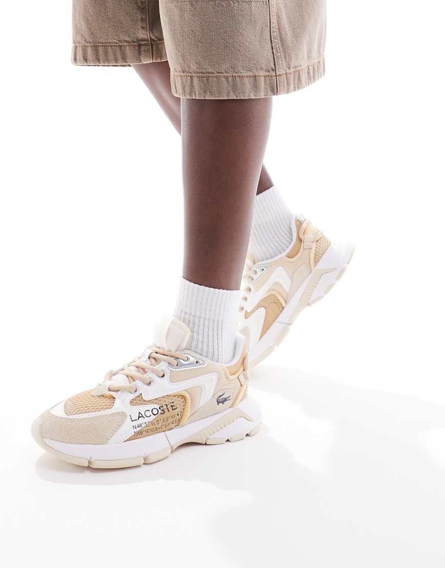 Lacoste l003 neo 124 5 sfa trainers in tan-Brown