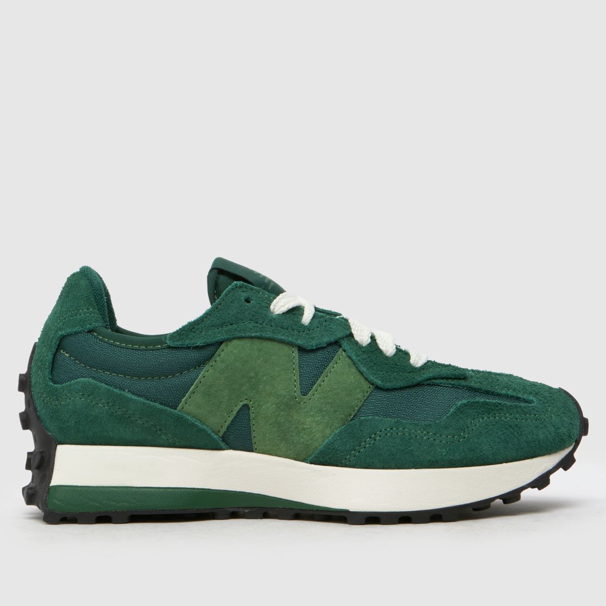 New Balance 327 trainers in dark green