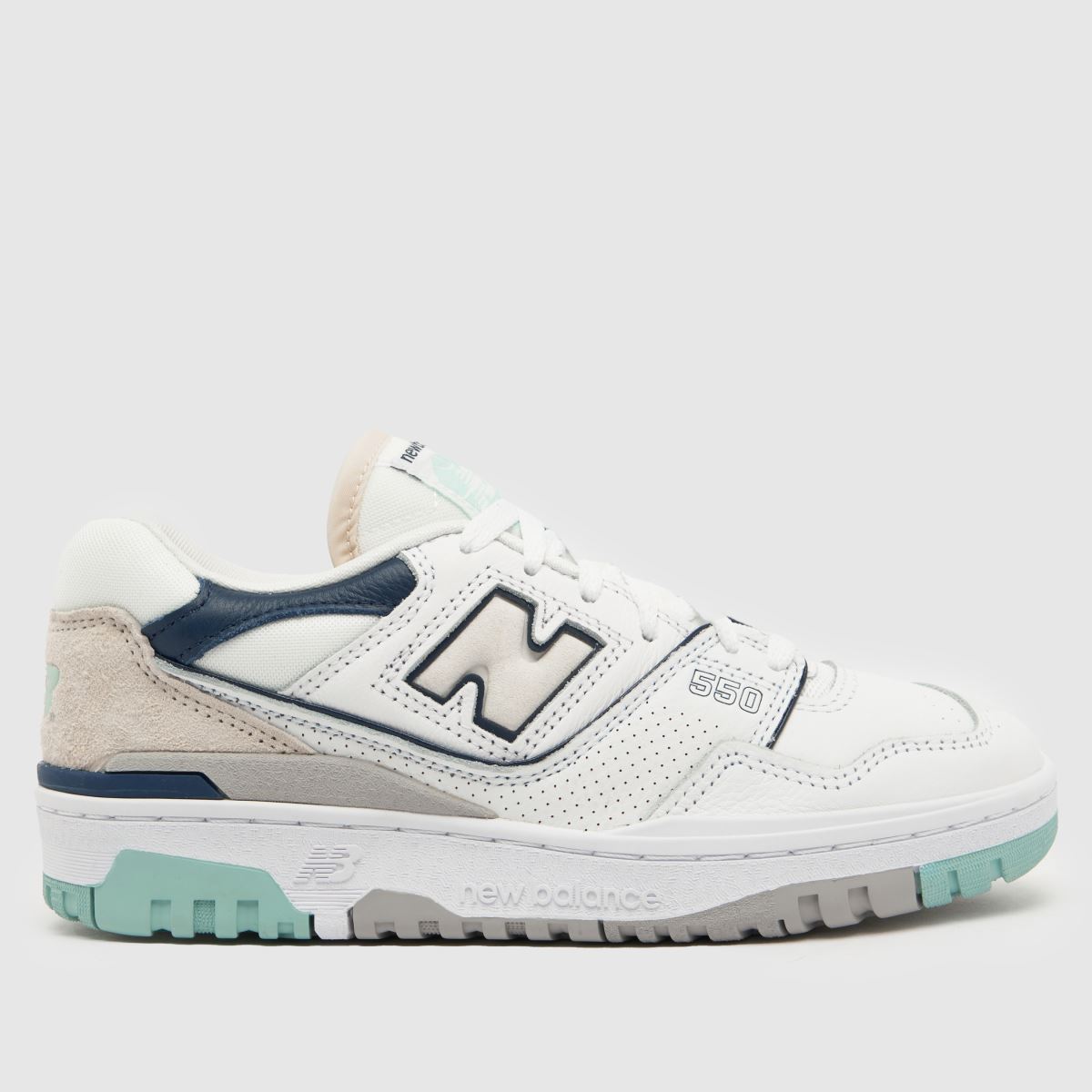 New Balance 550 trainers in white & blue New Balance 550 trainers in white & blue