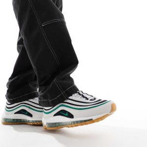 Nike Air Max 97 trainers in grey and navy