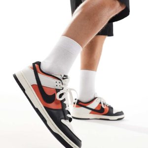 Nike Dunk Low Retro halloween trainers in white, orange and black