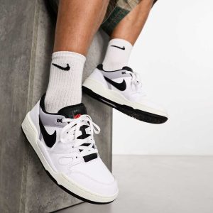 Nike Full Force Low trainers in black and white