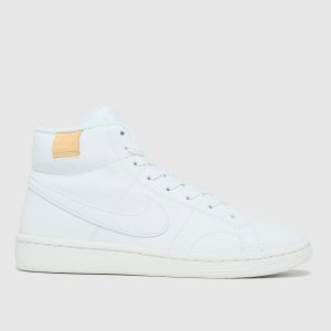 Nike court royale 2 mid trainers in white