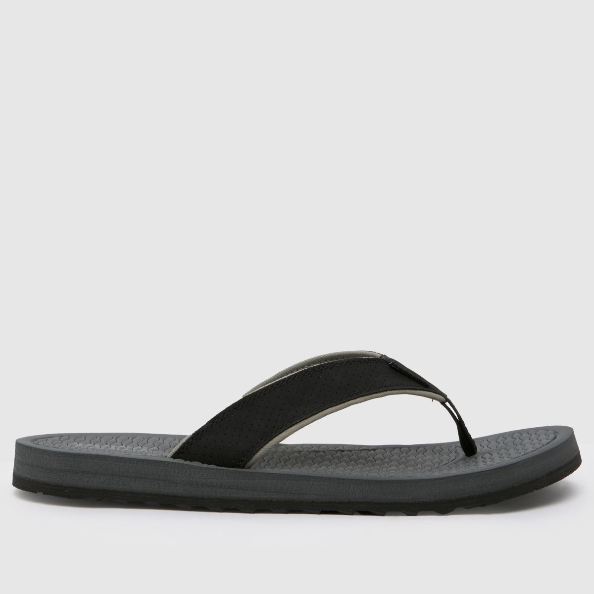 SKECHERS tantric copano flip flop sandals in black