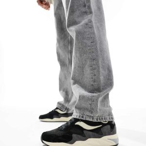 Saucony Originals Grid Shadow 2 trainers in black and cream