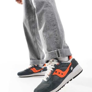 Saucony Originals Shadow 5000 trainers in grey and orange