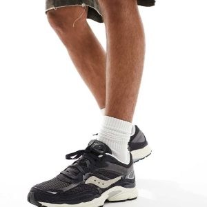 Saucony Progrid Omni 9 trainers in navy