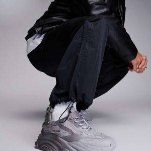 Steve Madden Possess-O chunky trainers in grey fade
