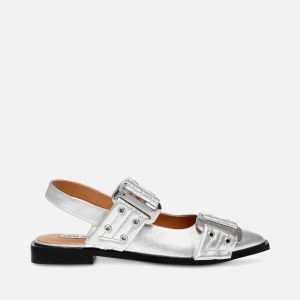 Steve Madden Women's Grand Ave Faux Leather Flats - UK 7