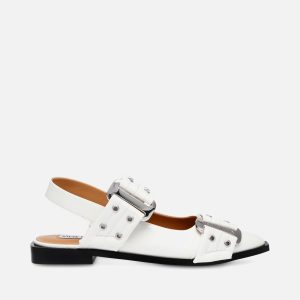 Steve Madden Women's Grand Ave Faux Patent Leather Flats - UK 5