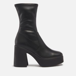 Steve Madden Women's Low Phoenix Faux Leather Platform Boots - UK 8