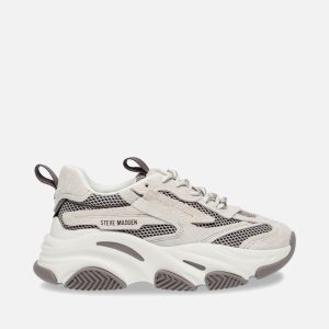 Steve Madden Women's Possession-E Faux Suede Trainers - UK 8