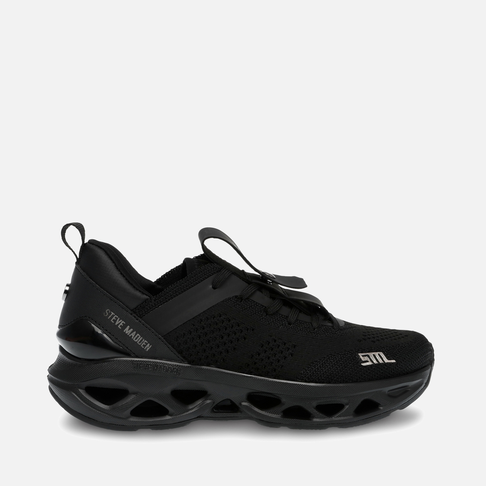 Steve Madden Women's Surge 1 Faux Leather Trainers - UK 6