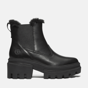 Timberland - Everleigh Mid Warm Lined Boot for Women in Black, Woman, Black, Size: 7.5