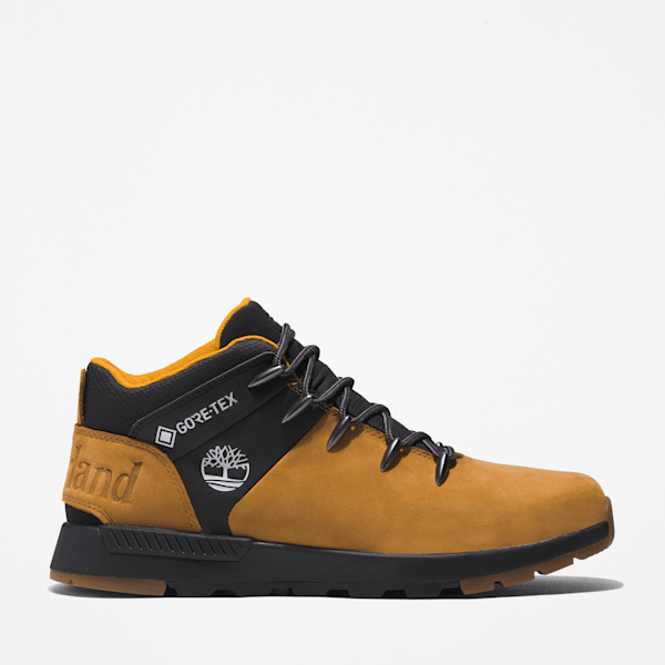 Timberland - Sprint Trekker Mid Lace-Up Waterproof Trainer for Men in Yellow, Man, Yellow, Size: 9.5