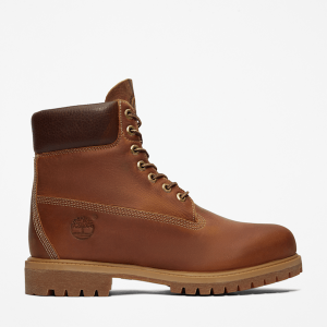 Timberland - Timberland Premium 6-Inch Lace-Up Waterproof Boot for Men in Brown, Man, Brown, Size: 7.5