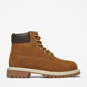 Timberland - Timberland Premium 6 Inch Lace-up Boot for Youth in Brown, Brown, Size: 12.5