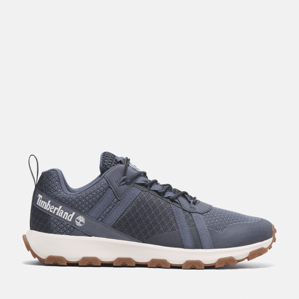 Timberland - Winsor Low Lace-Up Waterproof Trainer for Men in Blue, Man, Blue, Size: 9