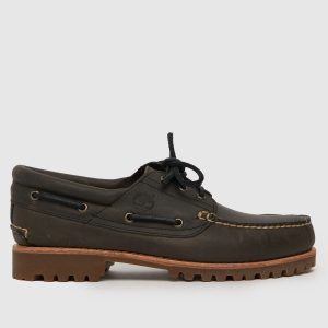 Timberland authentic 3 eye boat shoes in grey