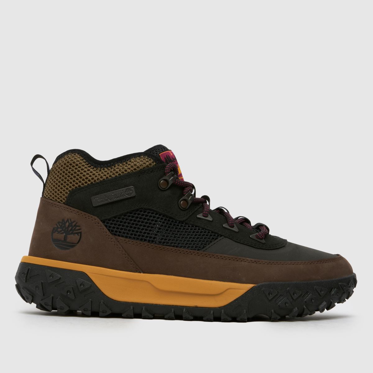 Timberland greenstride motion 6 mid trainers in brown multi