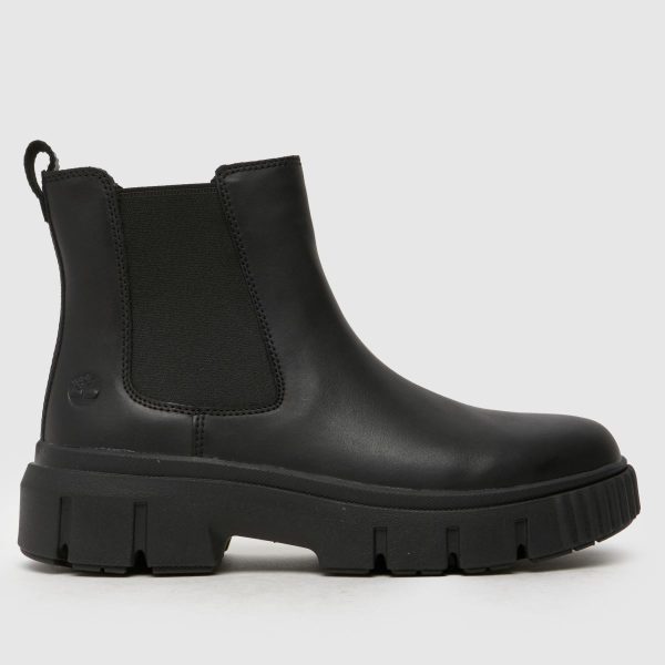 Timberland greyfield chelsea boots in black