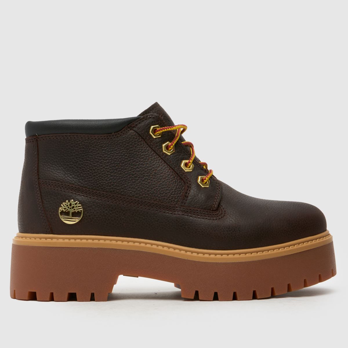 Timberland stone street chukka boots in dark brown