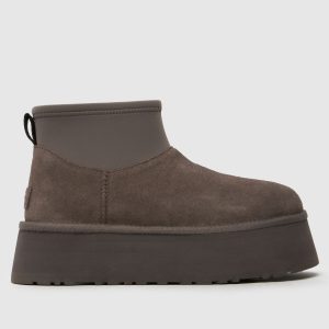 UGG classic mini dipper boots in thundercloud