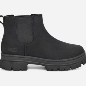 UGG® Ashton Chelsea Boot in Black, Size 3, Leather