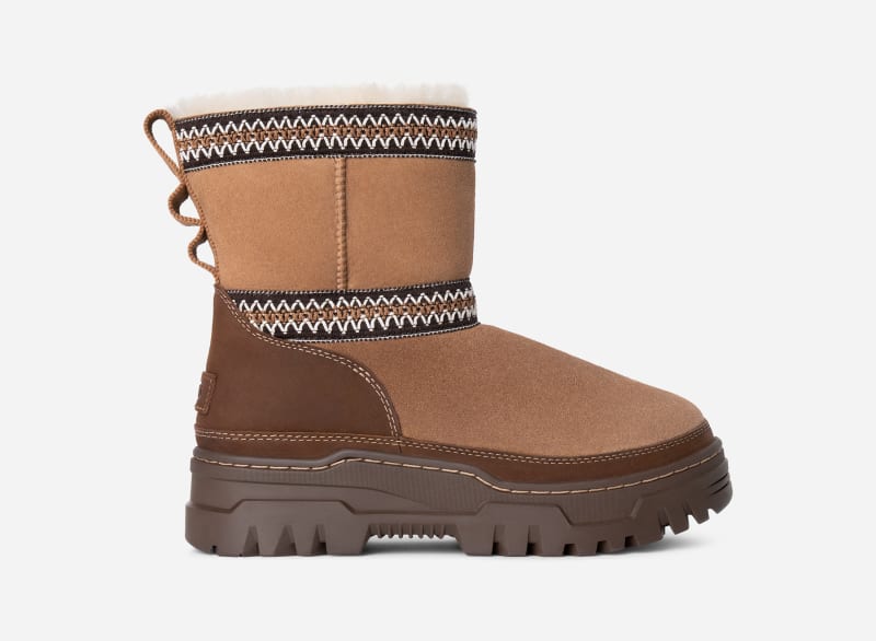 UGG® Classic Mini TrailGazer Boot in Brown, Size 5, Suede UGG® Classic Mini TrailGazer Boot in Brown, Size 5, Suede